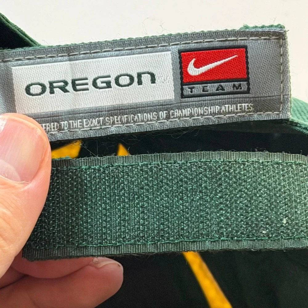 Nike Hat Mens OSFA Green Oregon Ducks Team NCAA Adjustable Baseball Cap